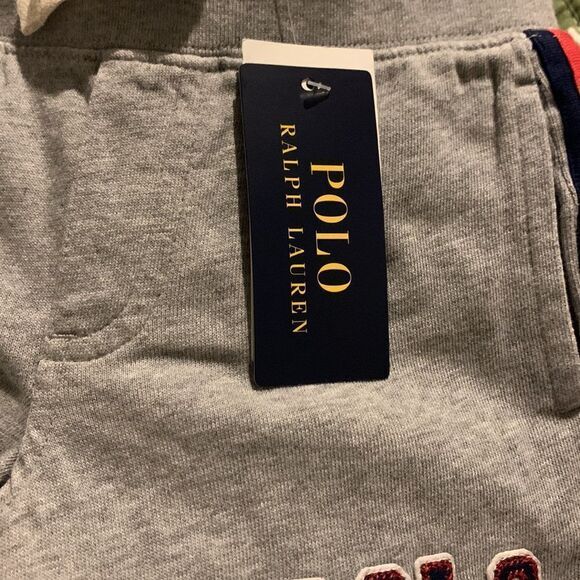 Polo Ralph Lauren Grey Heather Short Girls NWT - Picture 5 of 6